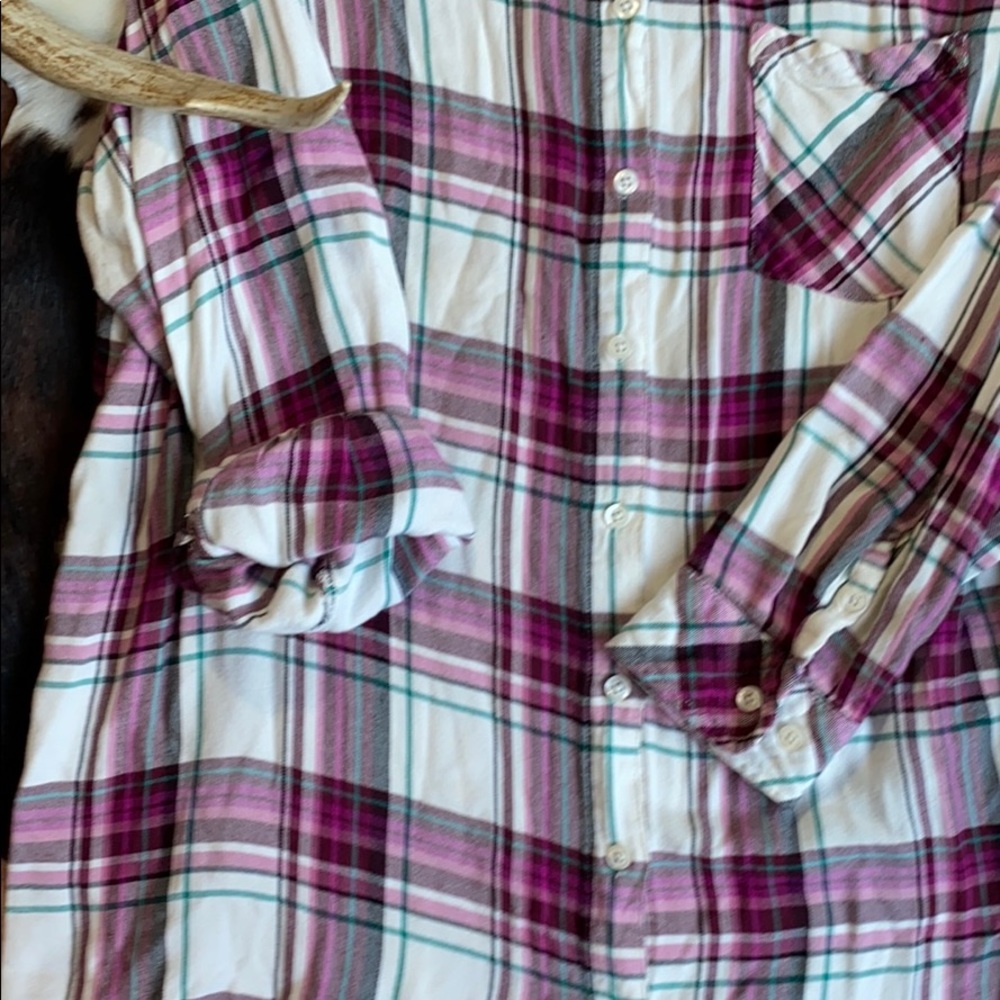 Bundle Of 2 Ava & Viv Button Down Shirts - image 3